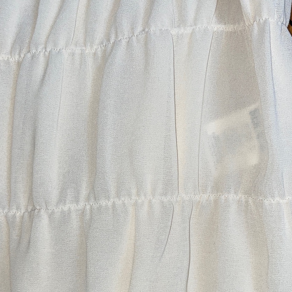 SER.O.YA X REVOLVE Lotta Ruffle Shorts Eggshell Cream NWT Luxury Lounge - Picture 8 of 10